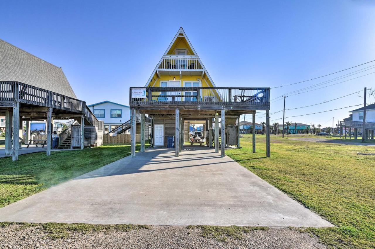 A-Frame Home With Deck - 2 Blocks To Surfside Beach! المظهر الخارجي الصورة