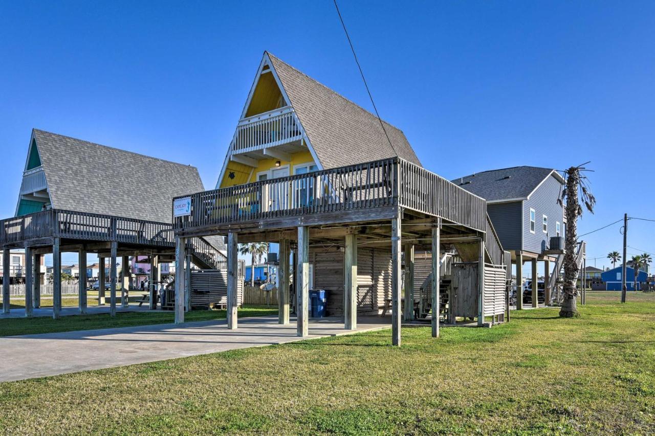 A-Frame Home With Deck - 2 Blocks To Surfside Beach! المظهر الخارجي الصورة